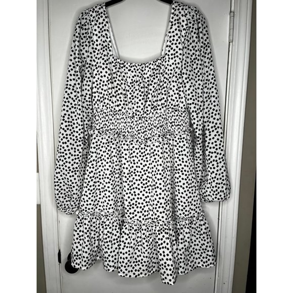 Missguided ASOS Shirred Waist Shift Dress In Ditzy Floral Print Size US 10 - Picture 2 of 2